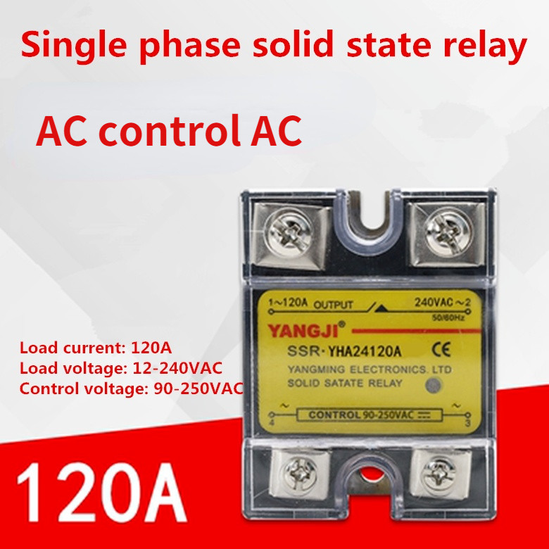 Single-phase Solid State Relay AC-AC AC Control AC YHA24120A 240VAC 120A