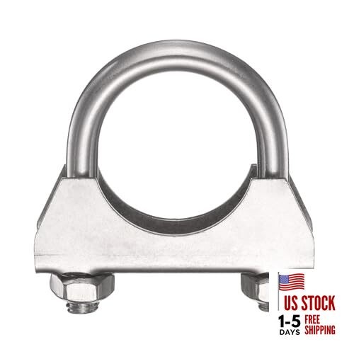 U Bolt Muffler Exhaust Clamp/1.3" 304 Stainless Steel U-Bolt Clamps 33mm