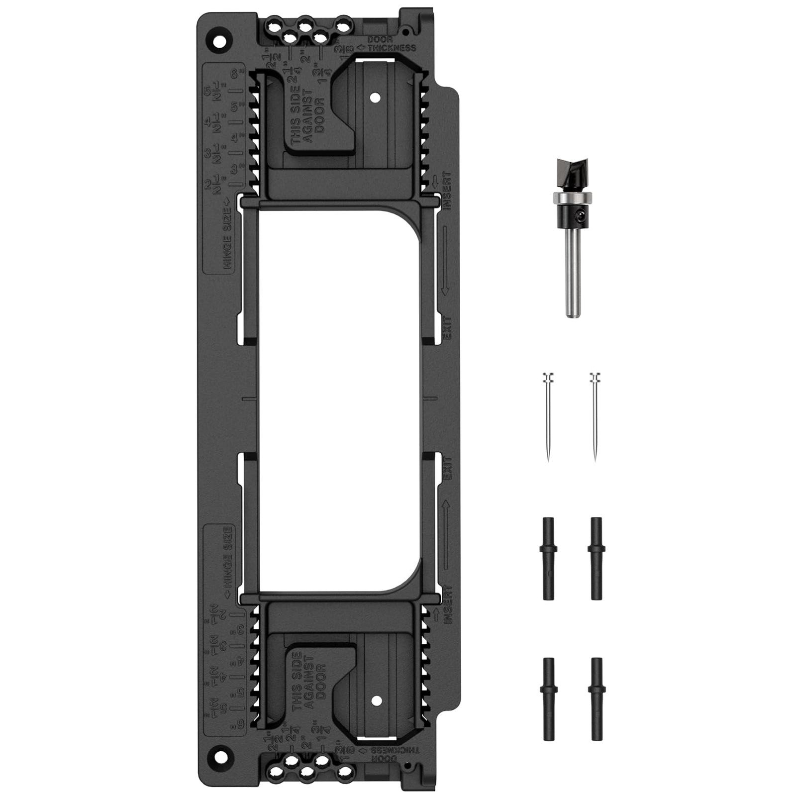 Door Hinge Jig, Door Hinge Mortiser Hinge Installation Kit, Hinge Jig for Doo...