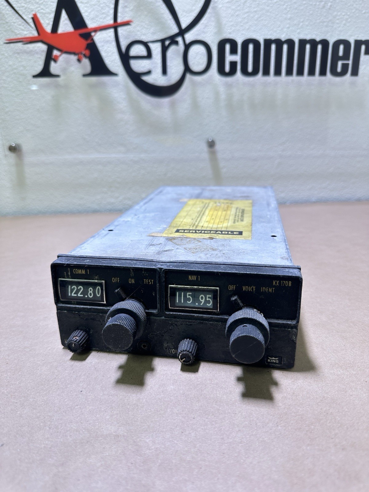 King KX170B NAV/COMM Radio 14V 069-1020-00 (9006)