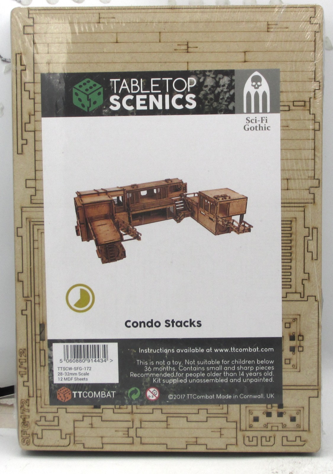 TTCombat TTSCW-SFG-172 Condo Stacks (Sci-Fi Gothic) Habitat Buildings Terrain