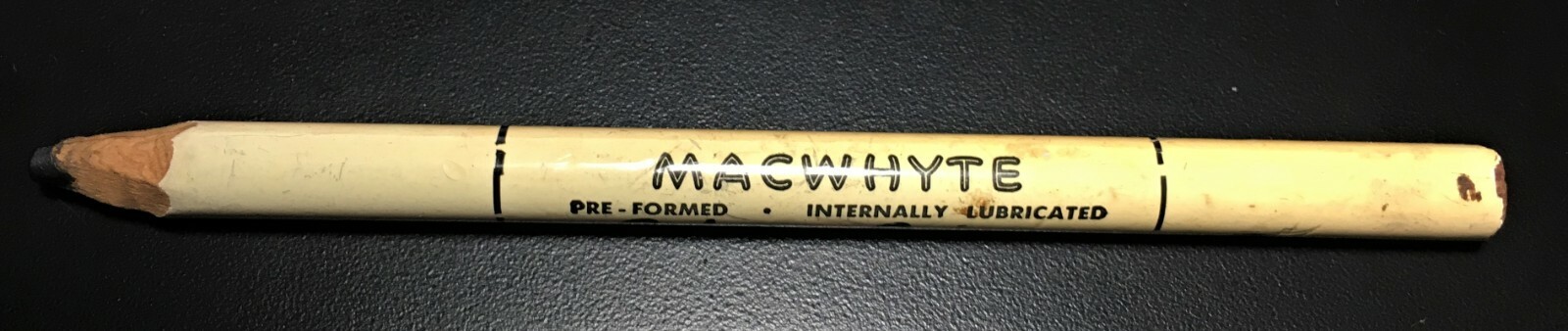 Macwhyte Carpenters Pencil Advertising for Wire Rope and Aircraft Cable