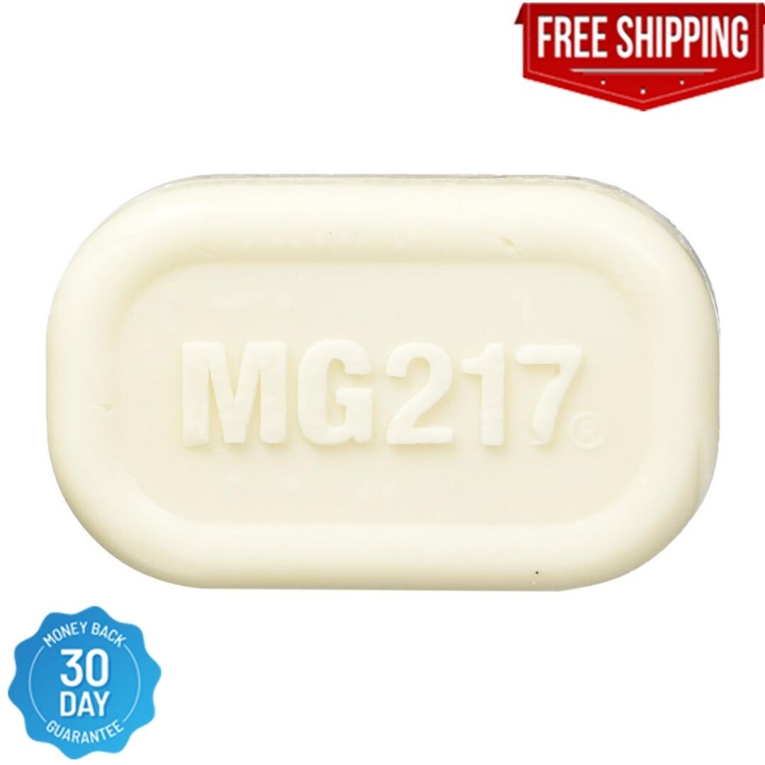 MG217 Psoriasis Dead Sea Mud and Salt Dual Bar Soap - with Aloe and Vitamin E, 3
