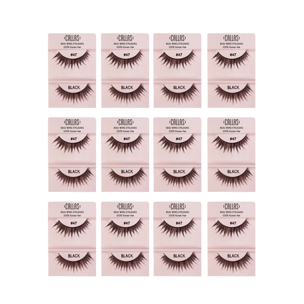 Callas Beau Wing Eyelashes #47 1pair x 12sets