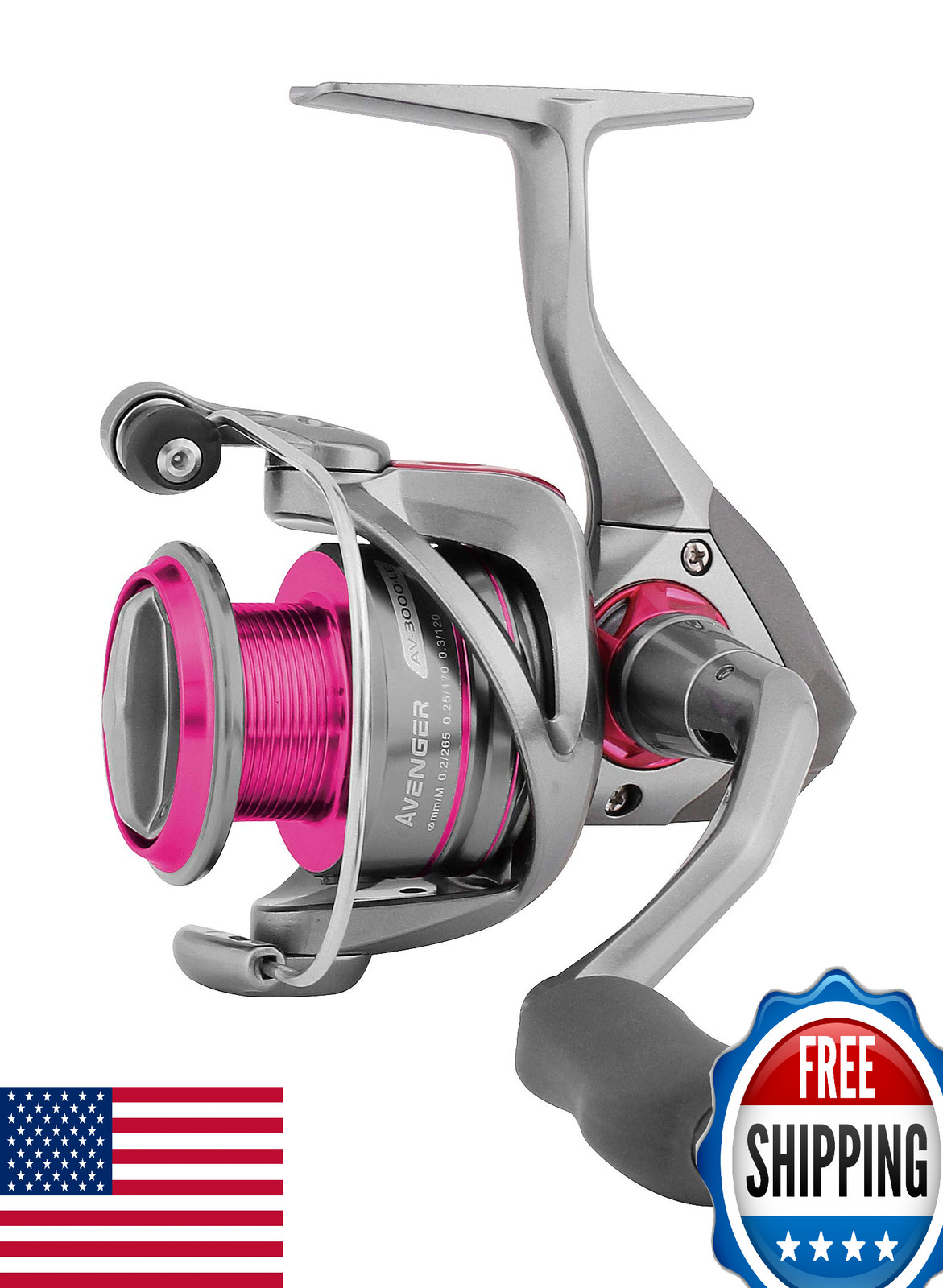Okuma Avenger New Generation LE Spinning Reel 5.0:1 Gear Ratio 25.80" 7 15 lb Ma