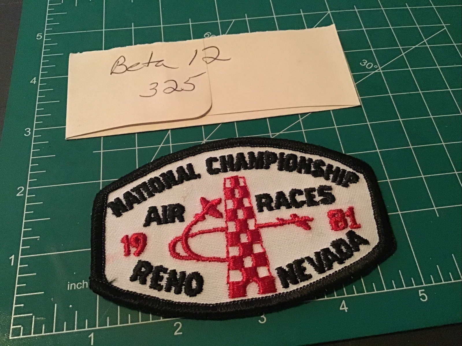 VTG 1981 Reno Nevada National Championship Air Races Sew On Patch