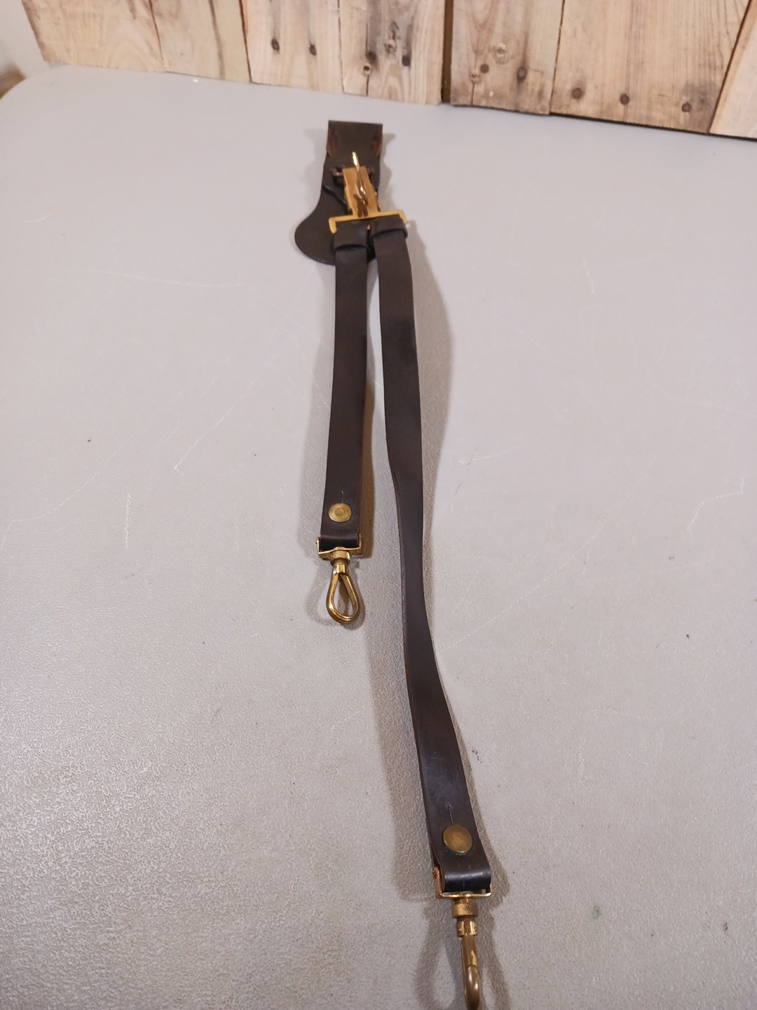 USMC Officer Sword Sling High Gloss  Corfram Frog for Officer’s Sword