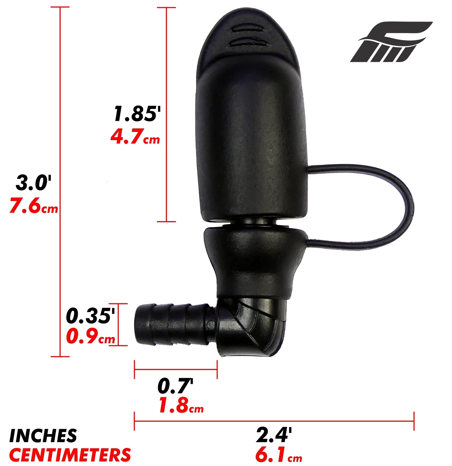Hydration Water Bladder Bite Valve Mouthpiece Replacement - Leak-Proof, Easy-...