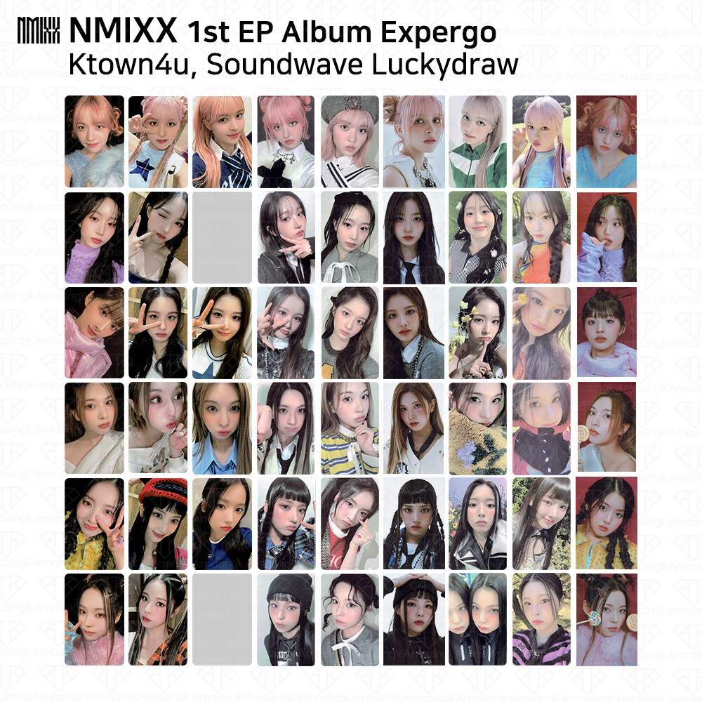 NMIXX 1st EP Album Expergo Lucky Draw Photocard Postcard Soundwave Ktown4U KPOP