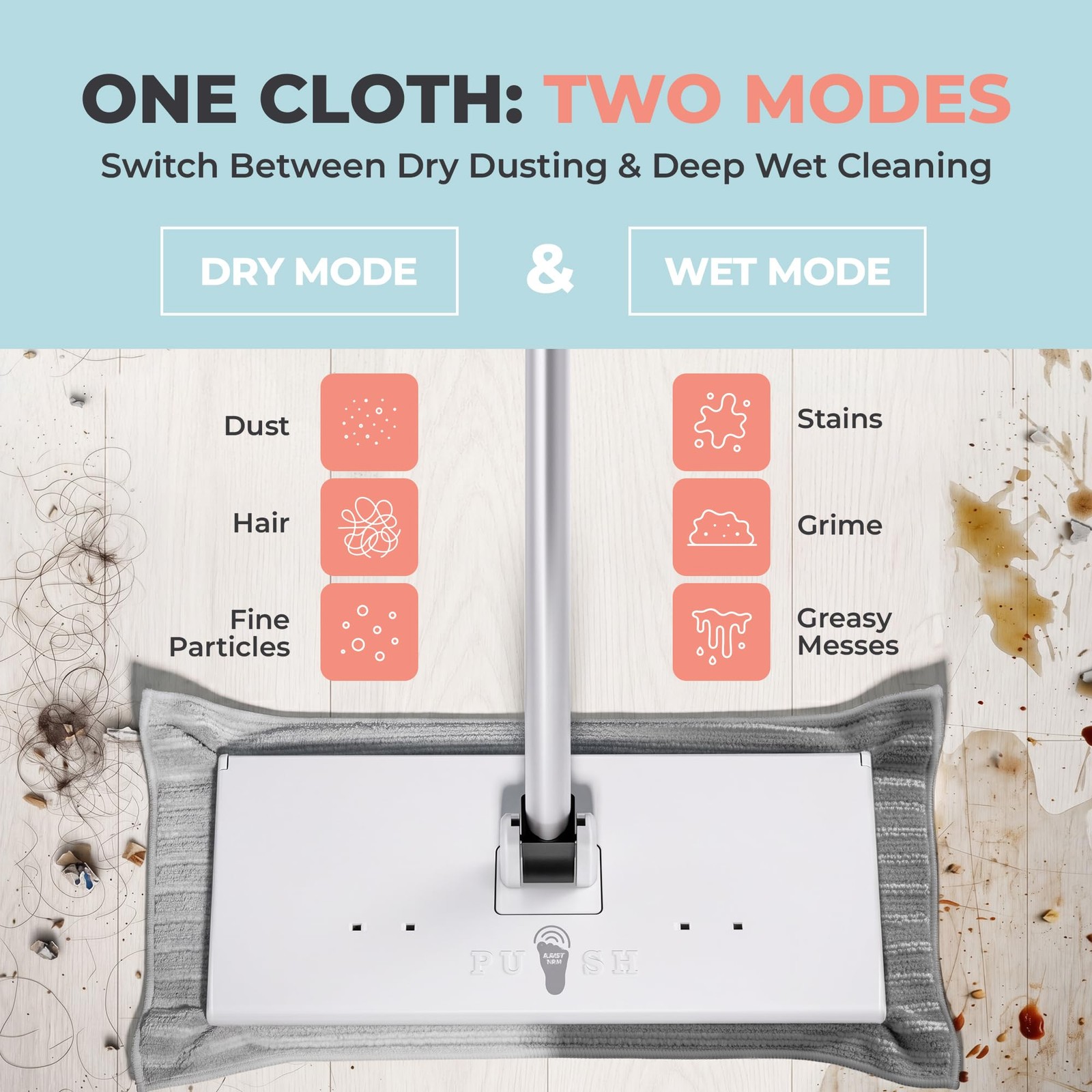3D-Layer Cleaning Cloth - Reusable Microfiber Towel (13" x 10") Multi-Purpose...