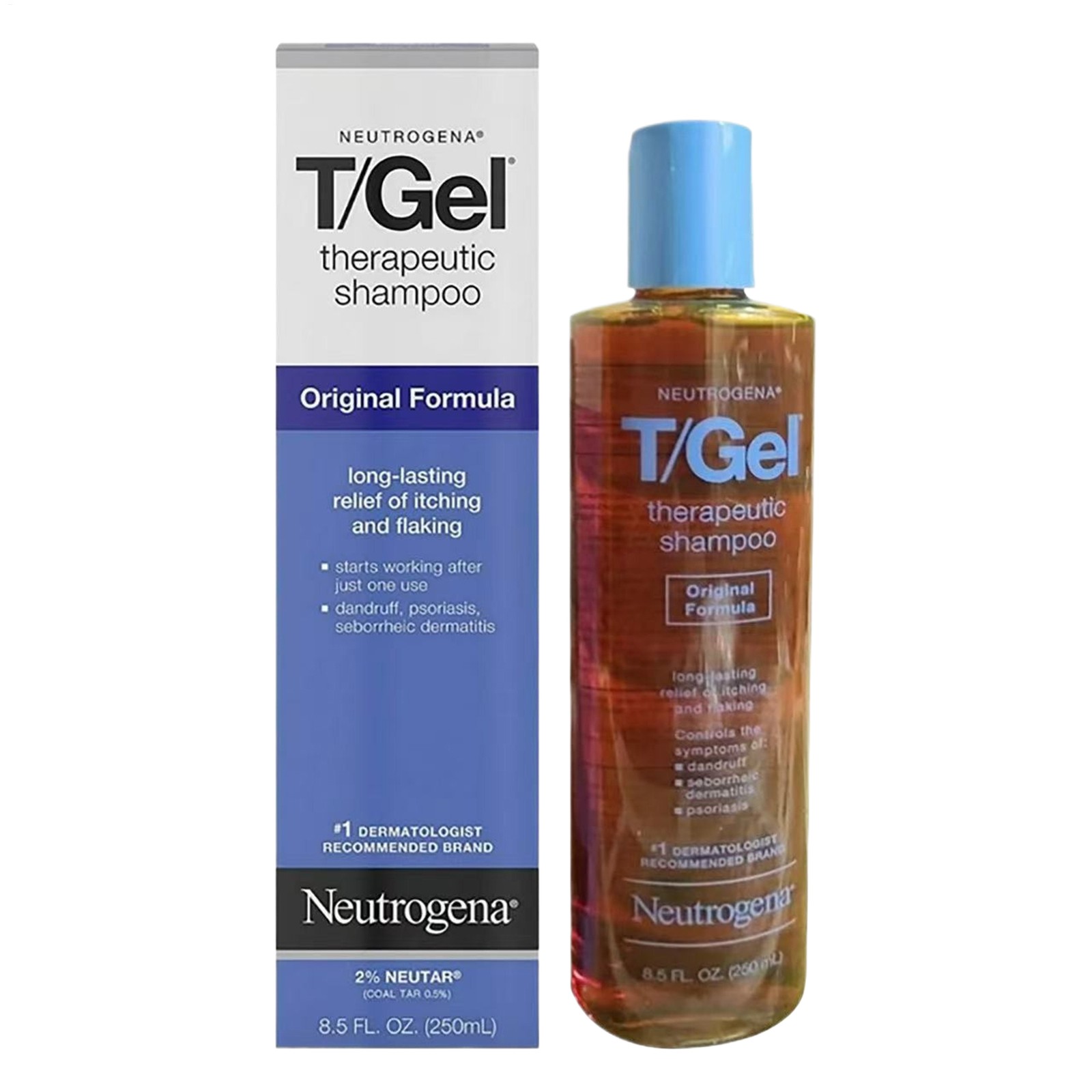 Neutrogena T-Gel Therapeutic Shampoo Instant Treatment 8.5 Fl Fl Oz New Sealed