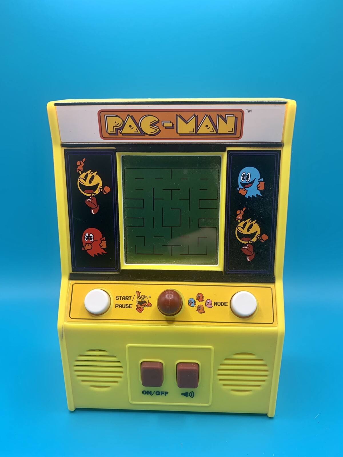 Pac-Man Handheld Retro Mini Arcade Classic Game Bandai Namco Working!