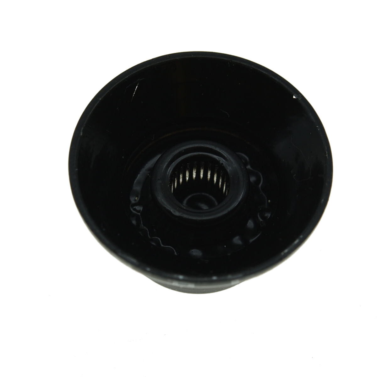 LP Guitar Bell Knobs 24 Fine Spline Top Hat Knobs for Gibson Les Paul Black
