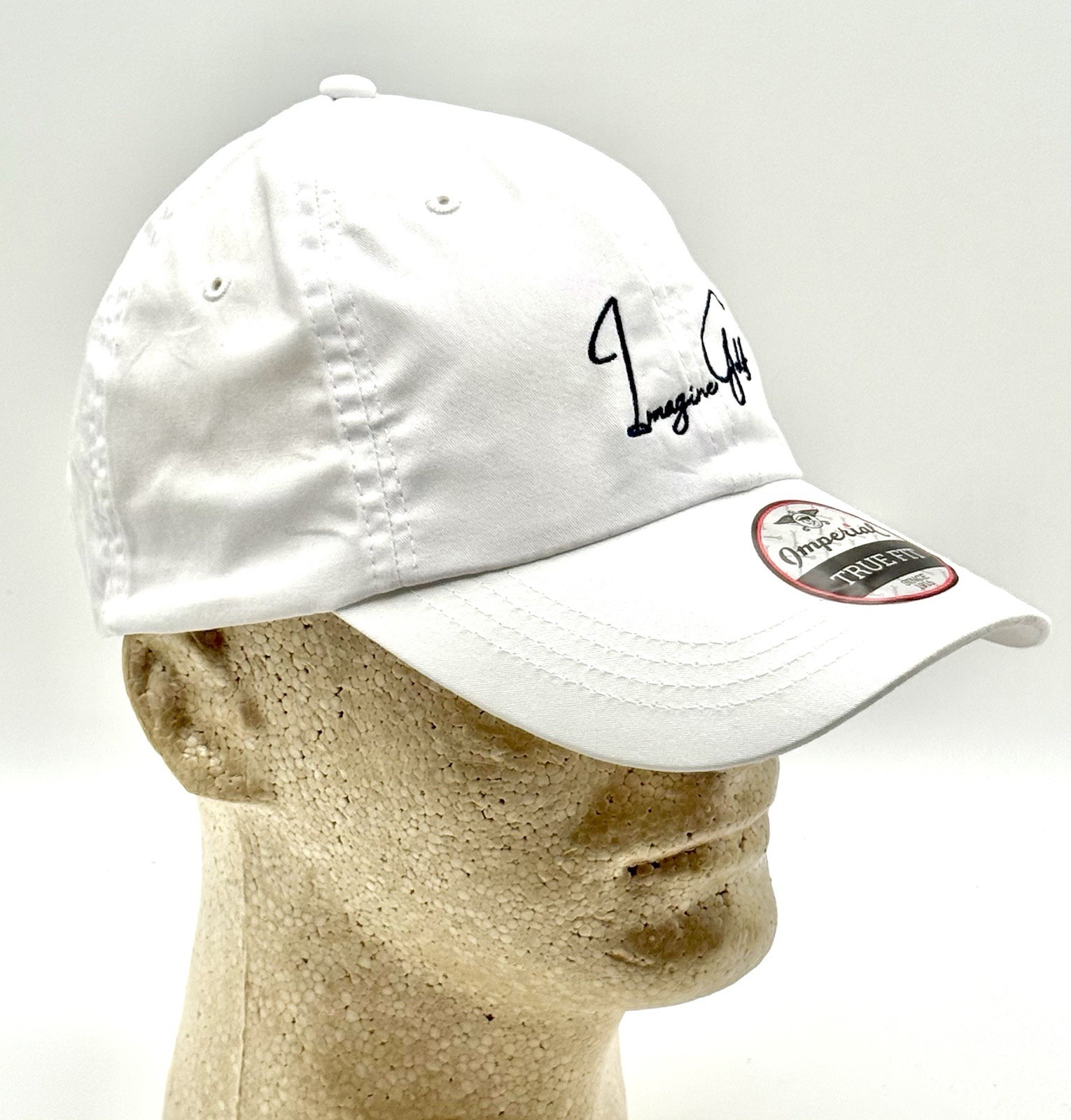 Imagine Golf "Once Upon a Time" Adjustable White Cap/Hat - New Unworn