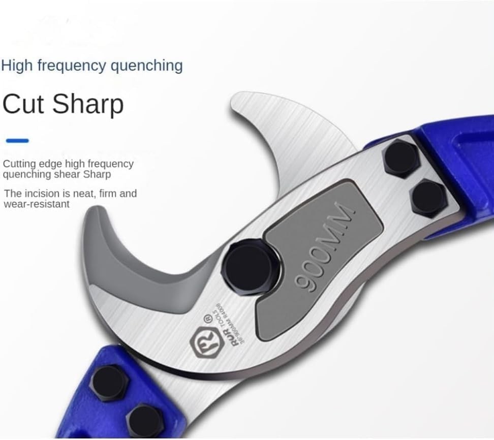 Extra-Long Ergonomic Handles, High-Frequency Quenched Blades for Easy Cutting.36