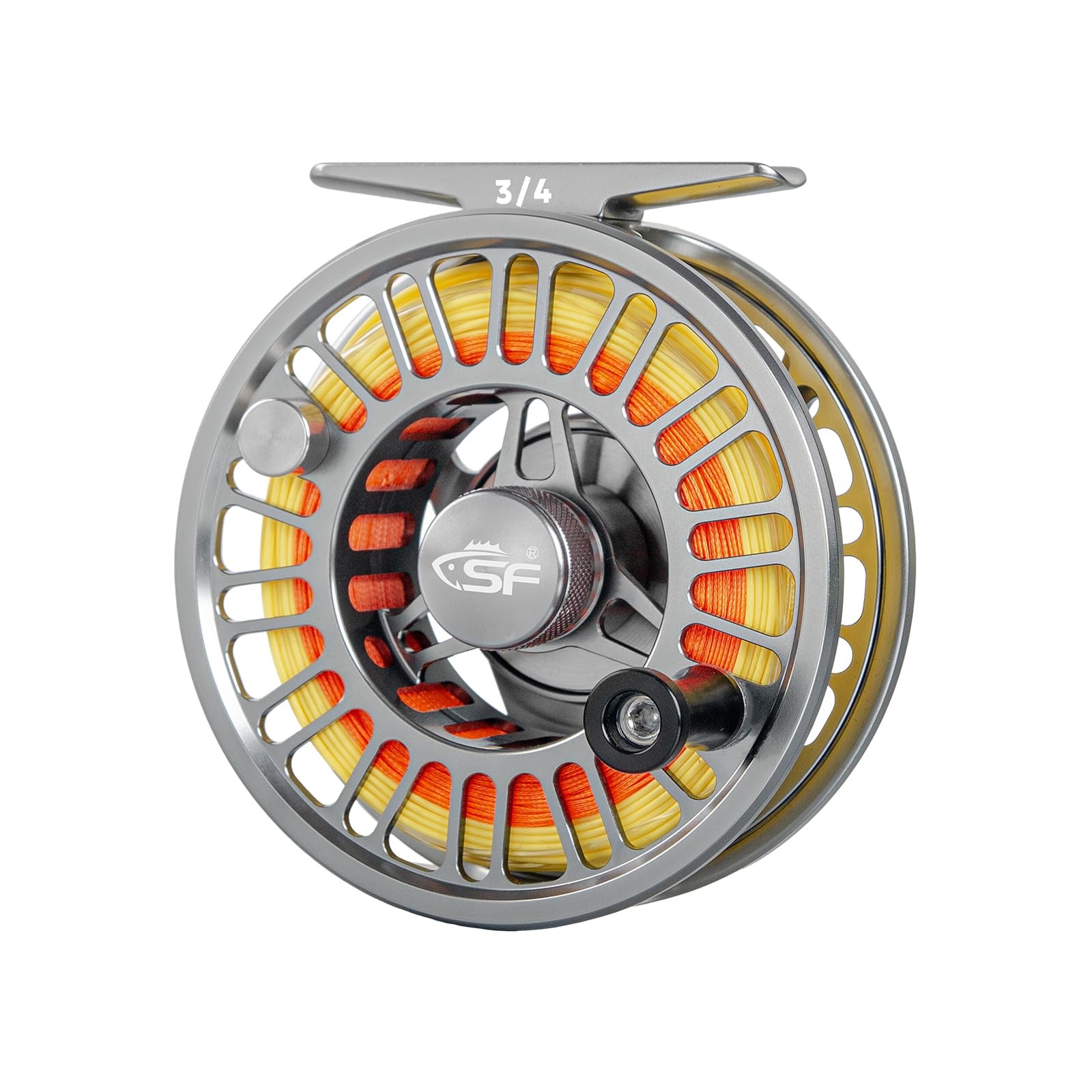 SF SF-003 Pro Fly Fishing Reel for Freshwater - CNC Machined, Mid Arbor Design,