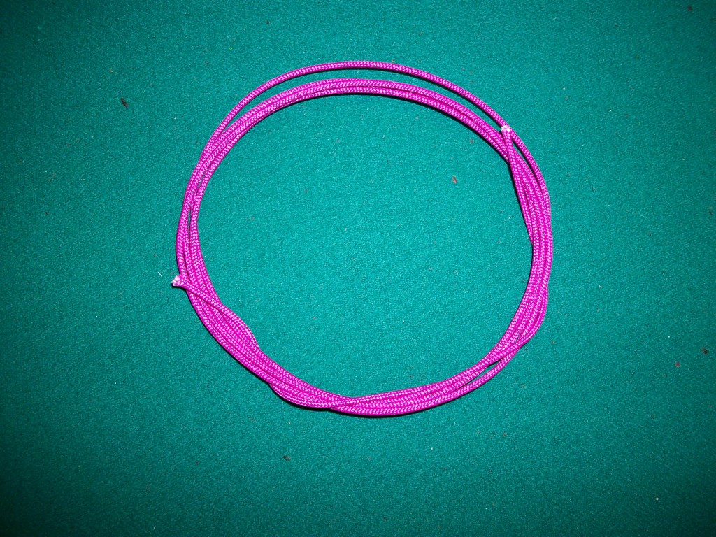 10' BCY Flo Purple D Loop Material Archery Bowstring Rope Drop Away Cord