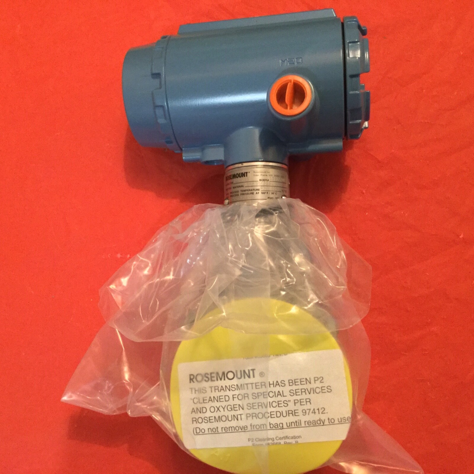 ROSEMOUNT 8800D 1" Vortex Wafer Flow Meter 8800DW010SA1N2D