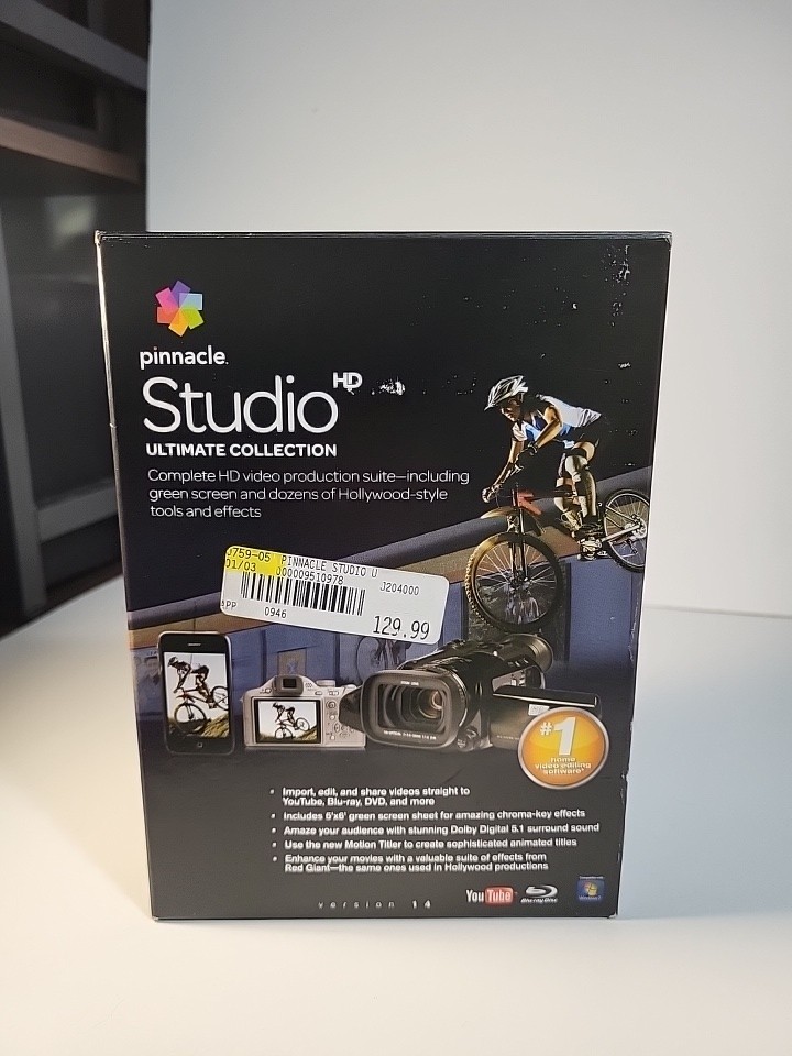 Pinnacle Studio HD Ultimate Collection Version 14 For Windows PC - Open Box