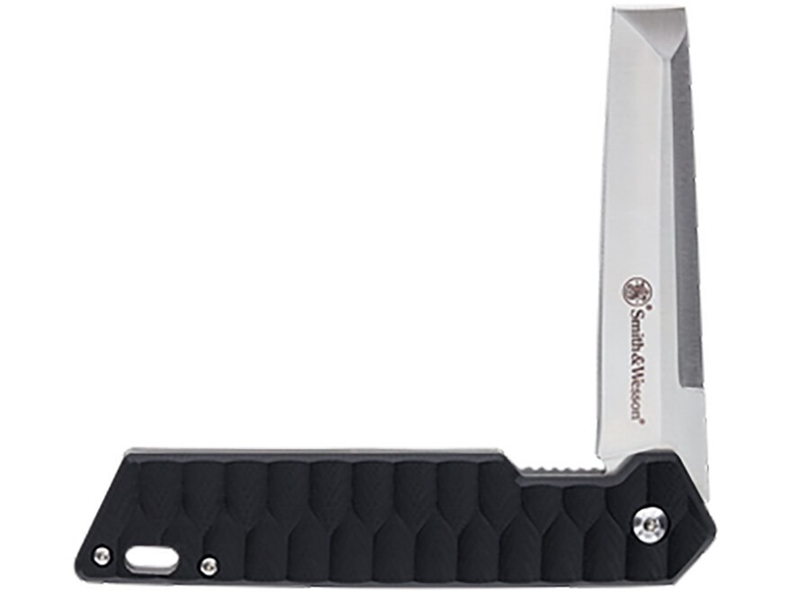 Smith & Wesson 24/7 Cleaver Assisted Opening Pocket Knife 3.25" Chisel Point