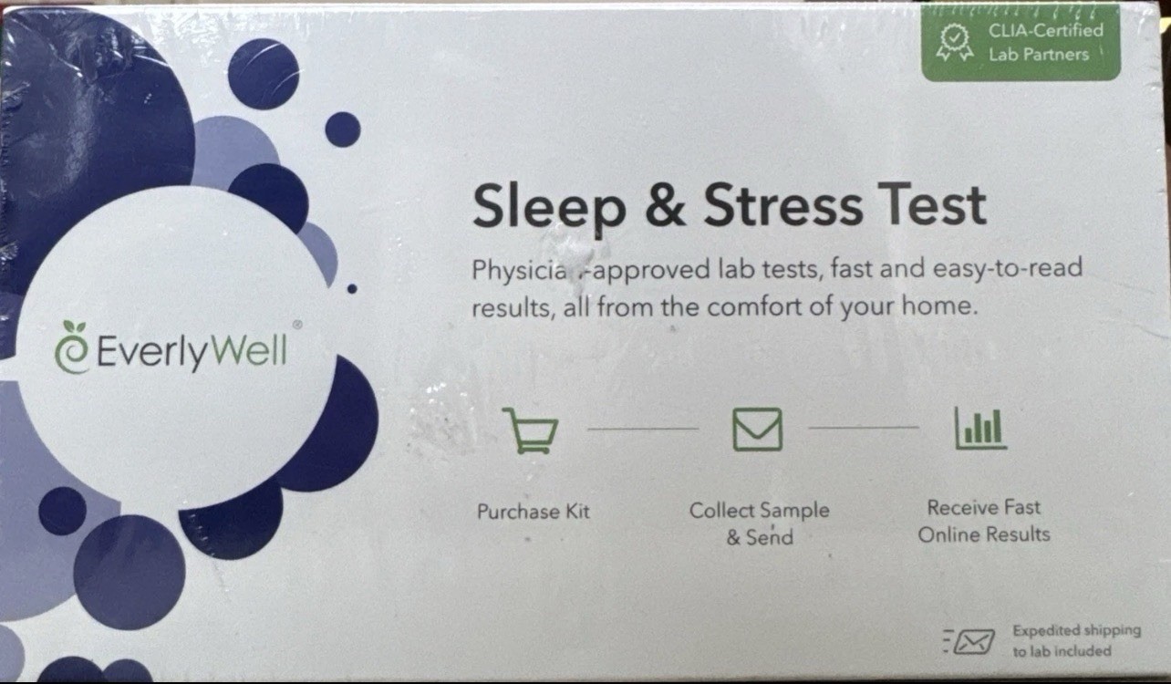 Everlywell Sleep & Stress Test Brand New In Box
