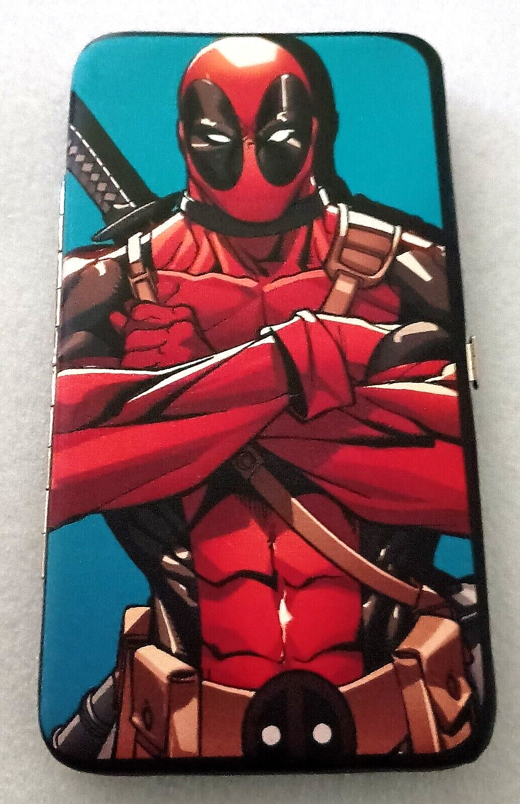 Marvel Comics Deadpool Women's Wallet Purse Clutch Case Buckle-Down New Tag NOS