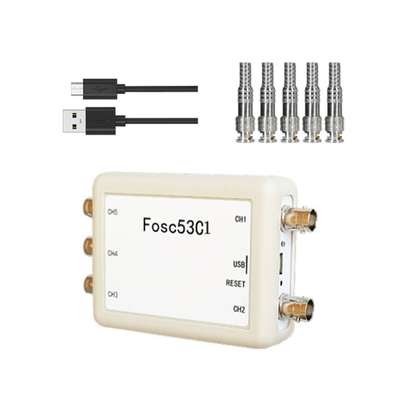 Professional 5 Channel Oscilloscope With Triggering Function 1MHz Sampling Rate