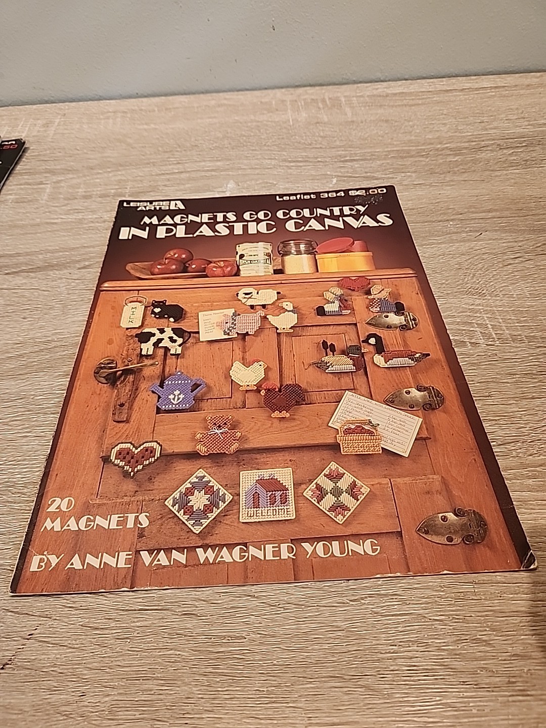 Magnets Go County In Plastic Canvas - Leisure Arts #364 - 20 Patterns