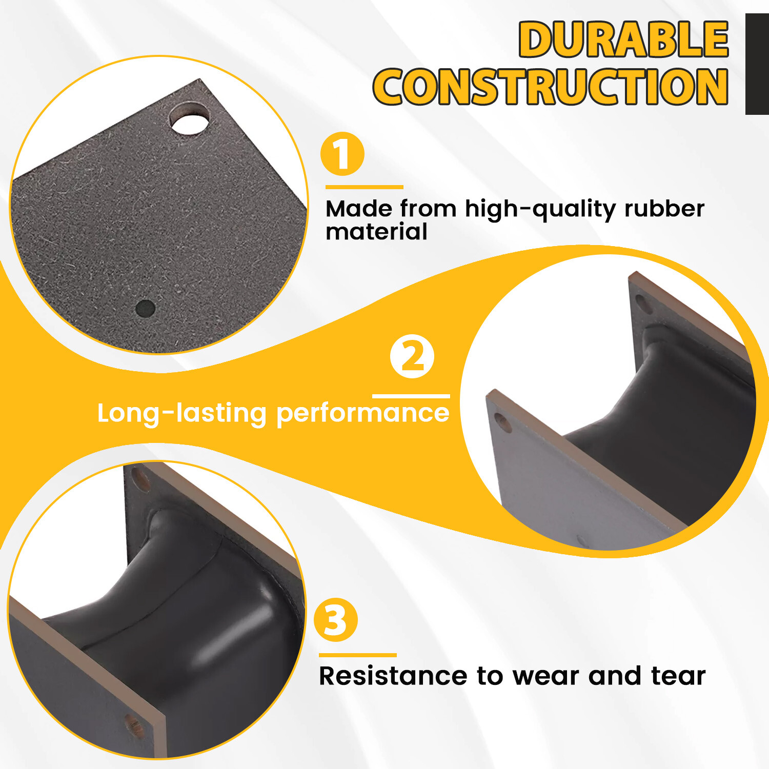 4 Pack Vibratory Compactor Rubber Shock Mounts For Stanley & Bobcat Hydraulic