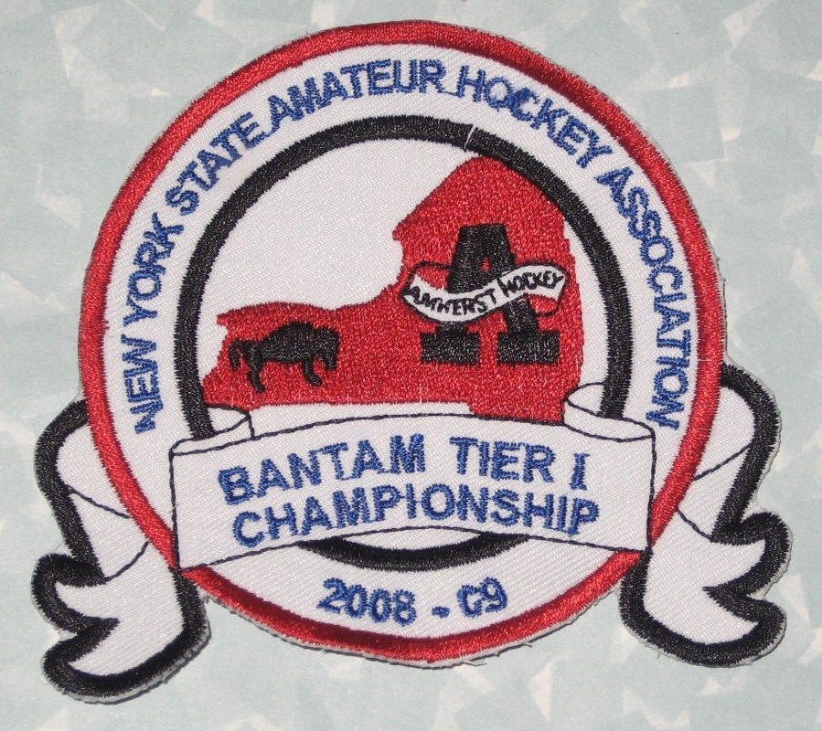 New York State Amateur Hockey Association Patch - Bantam Tier 1 Championship