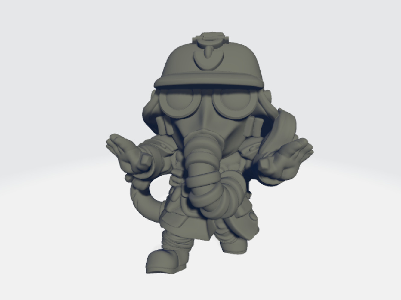 Grimdark Cuteness - Shovel Flamer #1