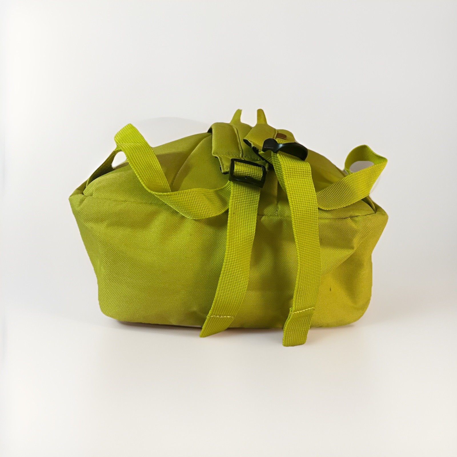 Herschel Bright Chartreuse Canvas Backpack With Front Pocket