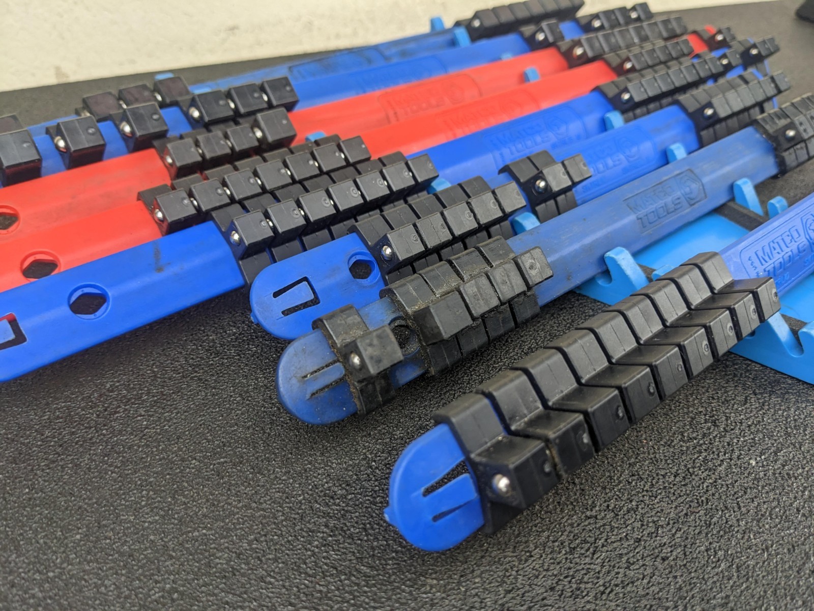 Matco Tools Plastic Socket Rail Organizers Lot