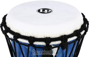 Latin Percussion World 7" Rope Circle Djembe - Blue Marble