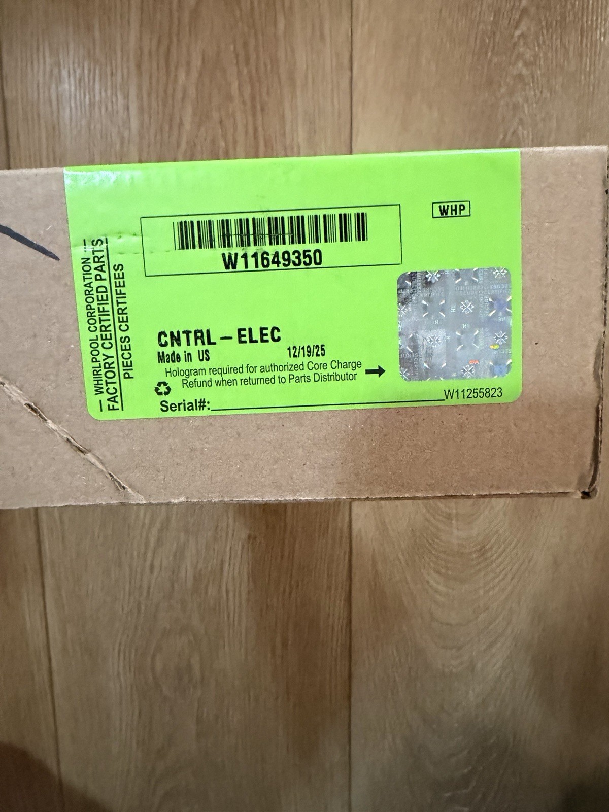 OEM Whirlpool  Control Board W11649350 New