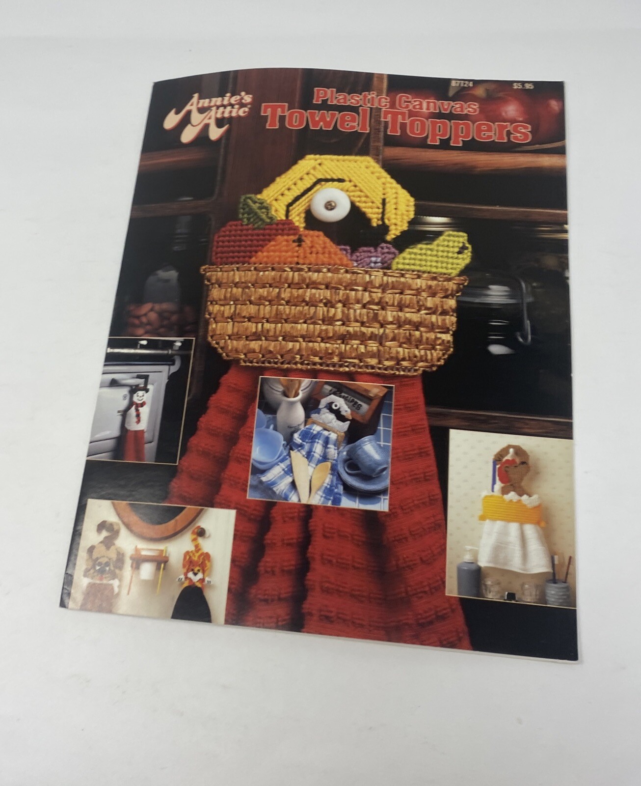 Plastic Canvas Towel Toppers ~ Annie's Attic Leaflet 87T24 Pattern