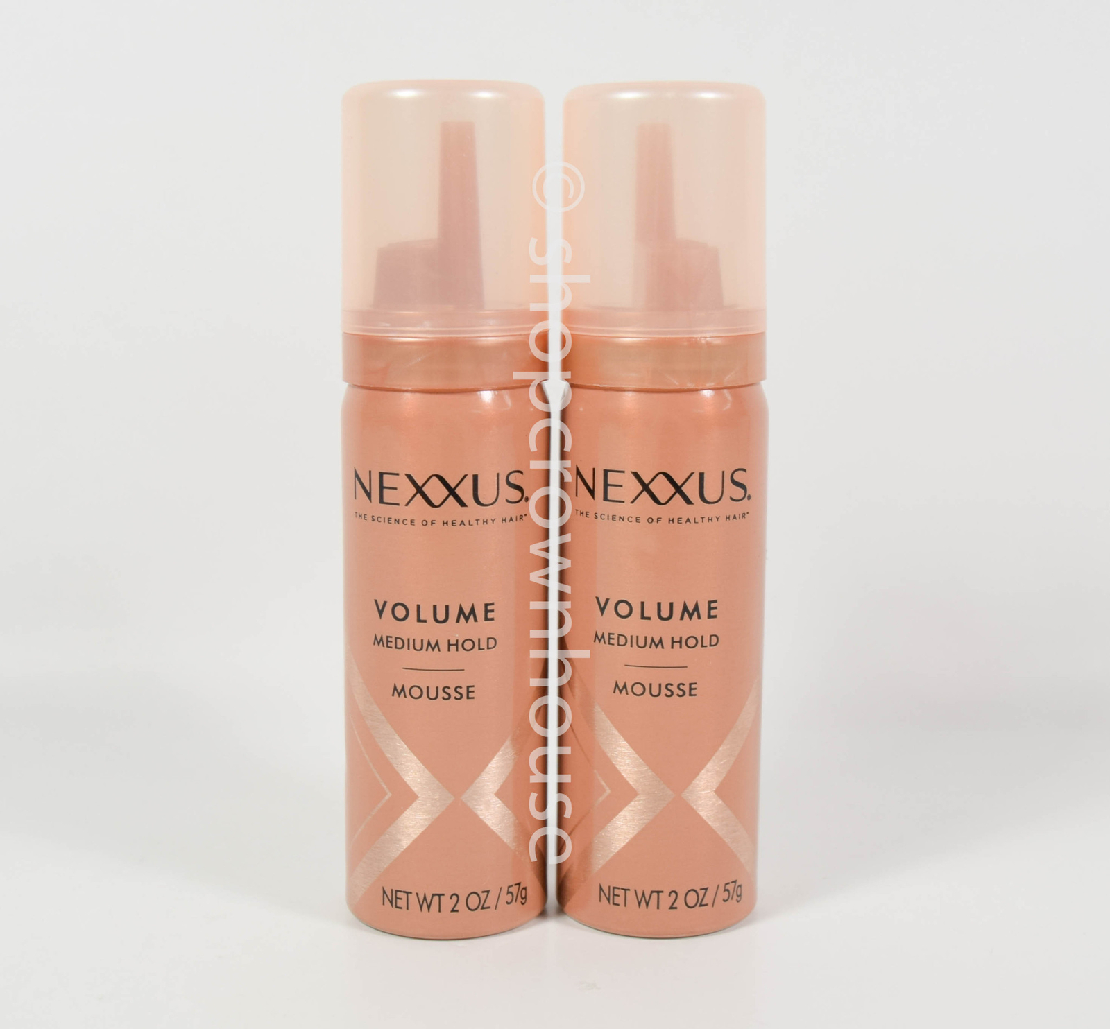 2 Nexxus Volume Medium Hold Light & Airy Mousse 2 oz Travel