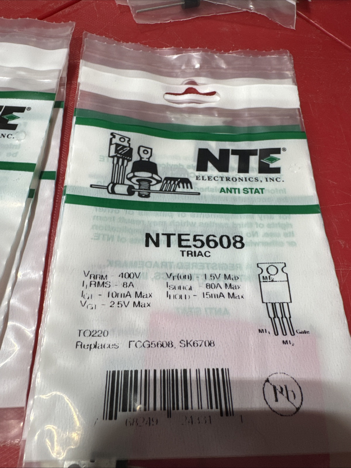 NTE5608 TRIAC