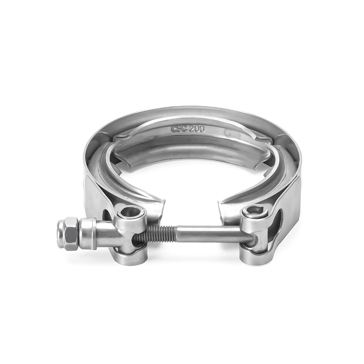1.5 Inch V Band Clamp,Male Female 304 Stainless Steel Quick Release Flange Ex...