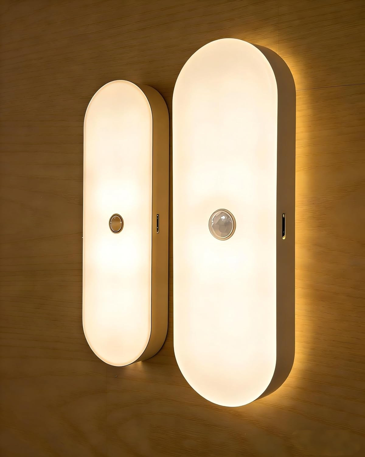 Rechargeable Night Light with Motion Sensor Battery 2 Pack- Portable Mini Stick-