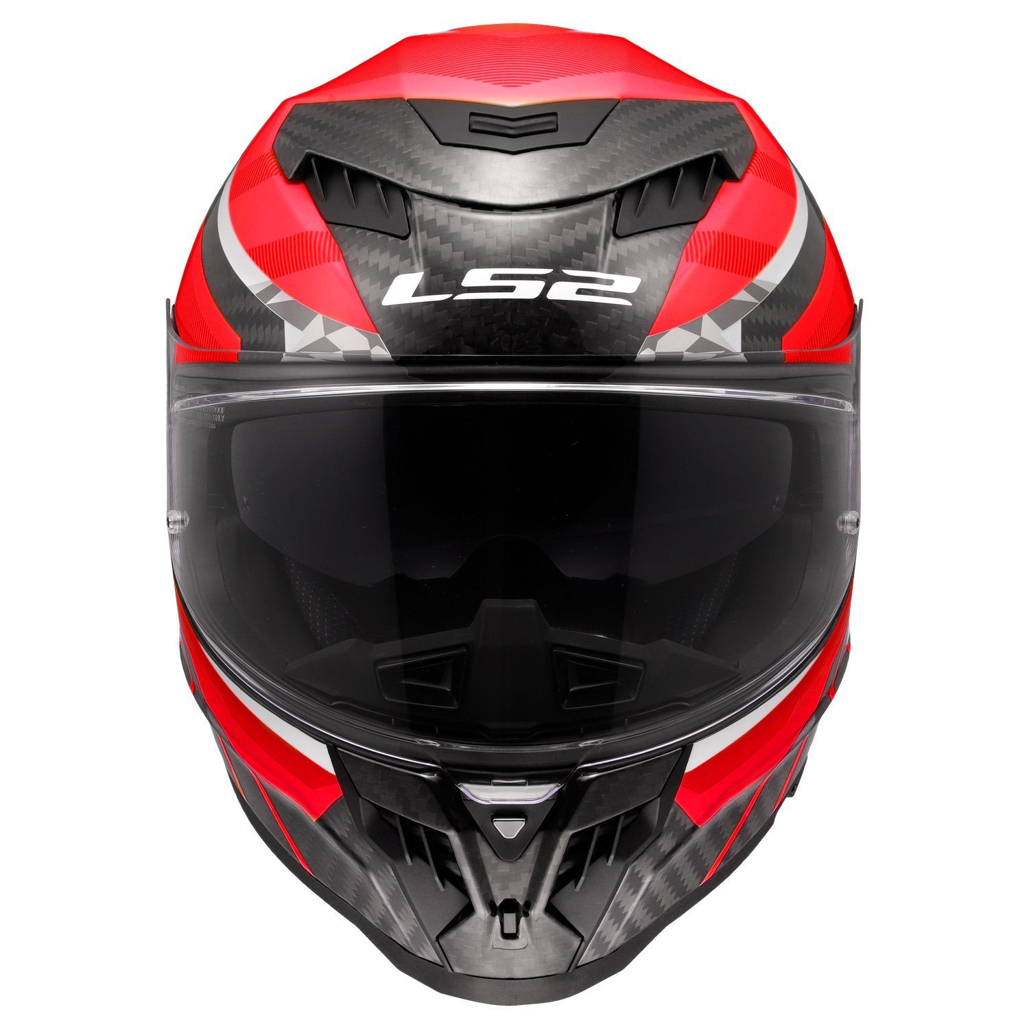 LS2 FF807 Dragon helmet Trax gloss red carbon