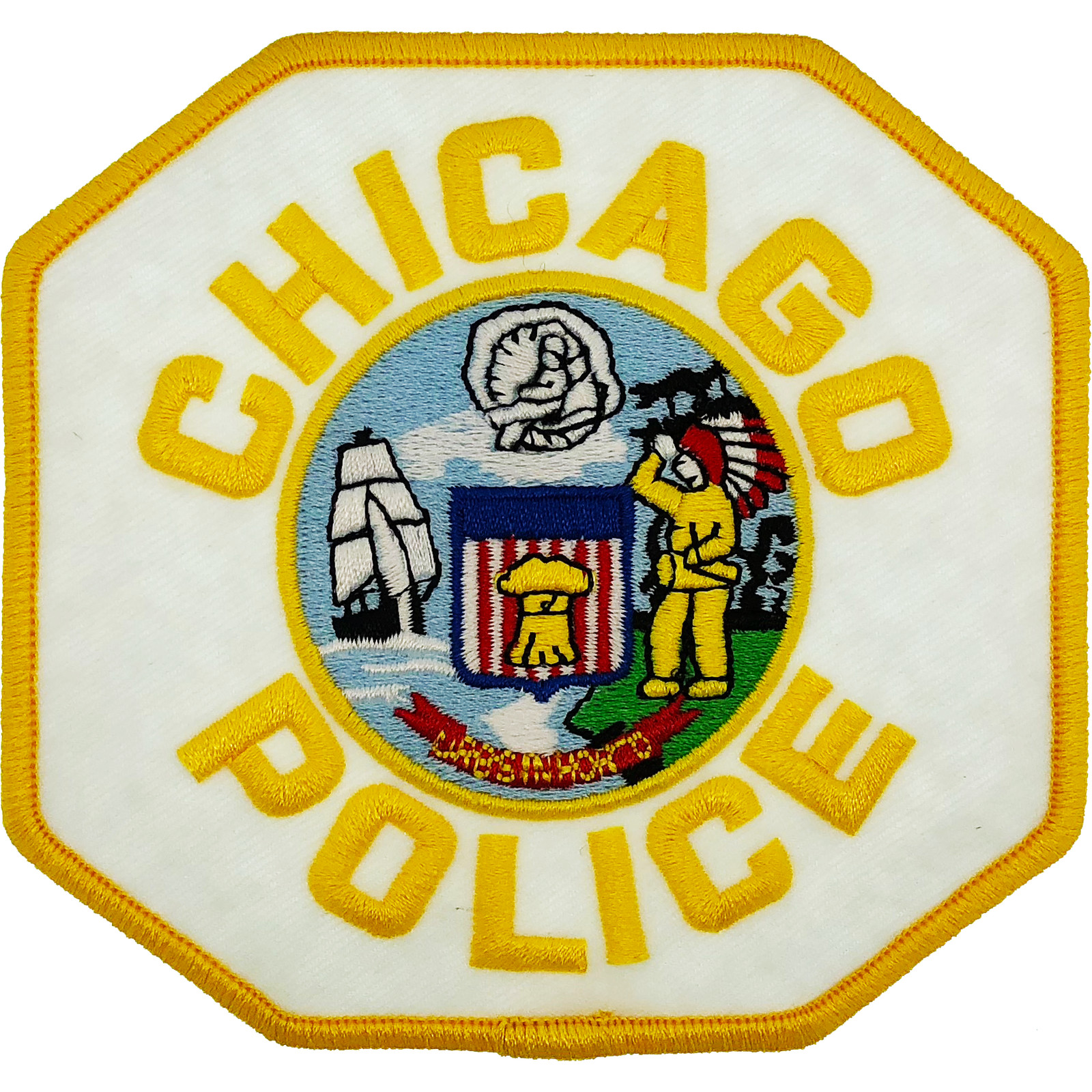 CHICAGO POLICE SHOULDER PATCH: Command Staff (FELT Backing / Dress Uniform)