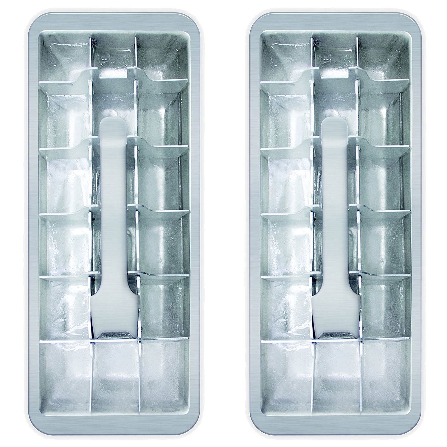 HIC Porcelain 18 Cube Vintage Kitchen Ice 11.25 x 1.75 x 4.75 inches, White