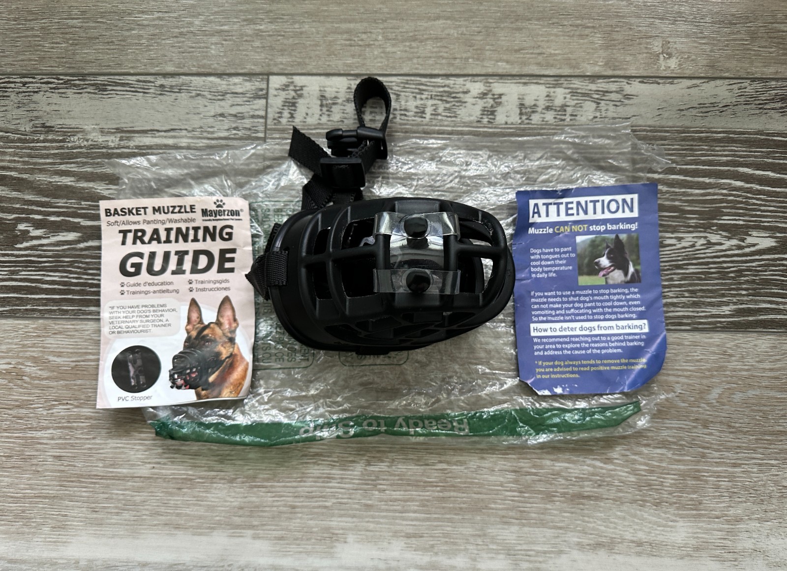 NEW MAYERZON DOG BASKET MUZZLE SZ 4 WASHABLE
