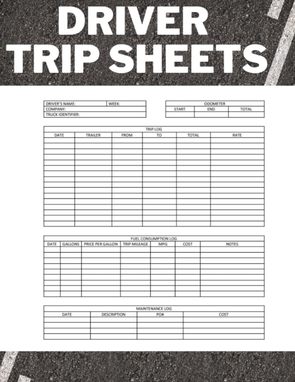 Driver Trip Sheets
