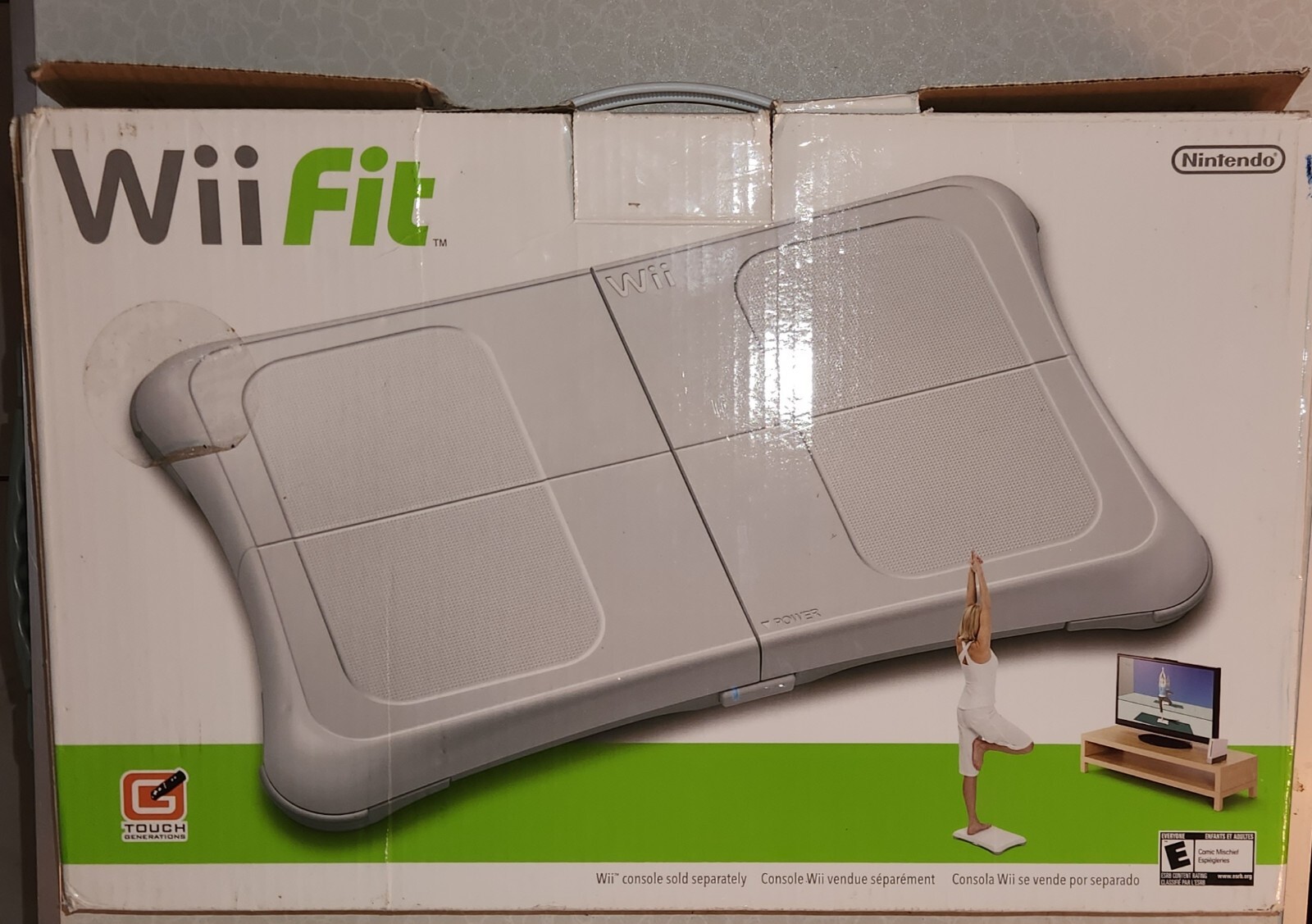 Wii Fit Balance Board Nintendo Fitness Board Wii Fit Game in original box.