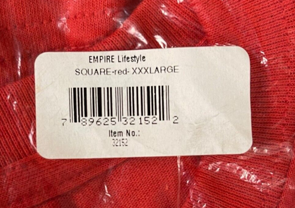 NEW Empire 2013 Square THT T-Shirt - Red - Small