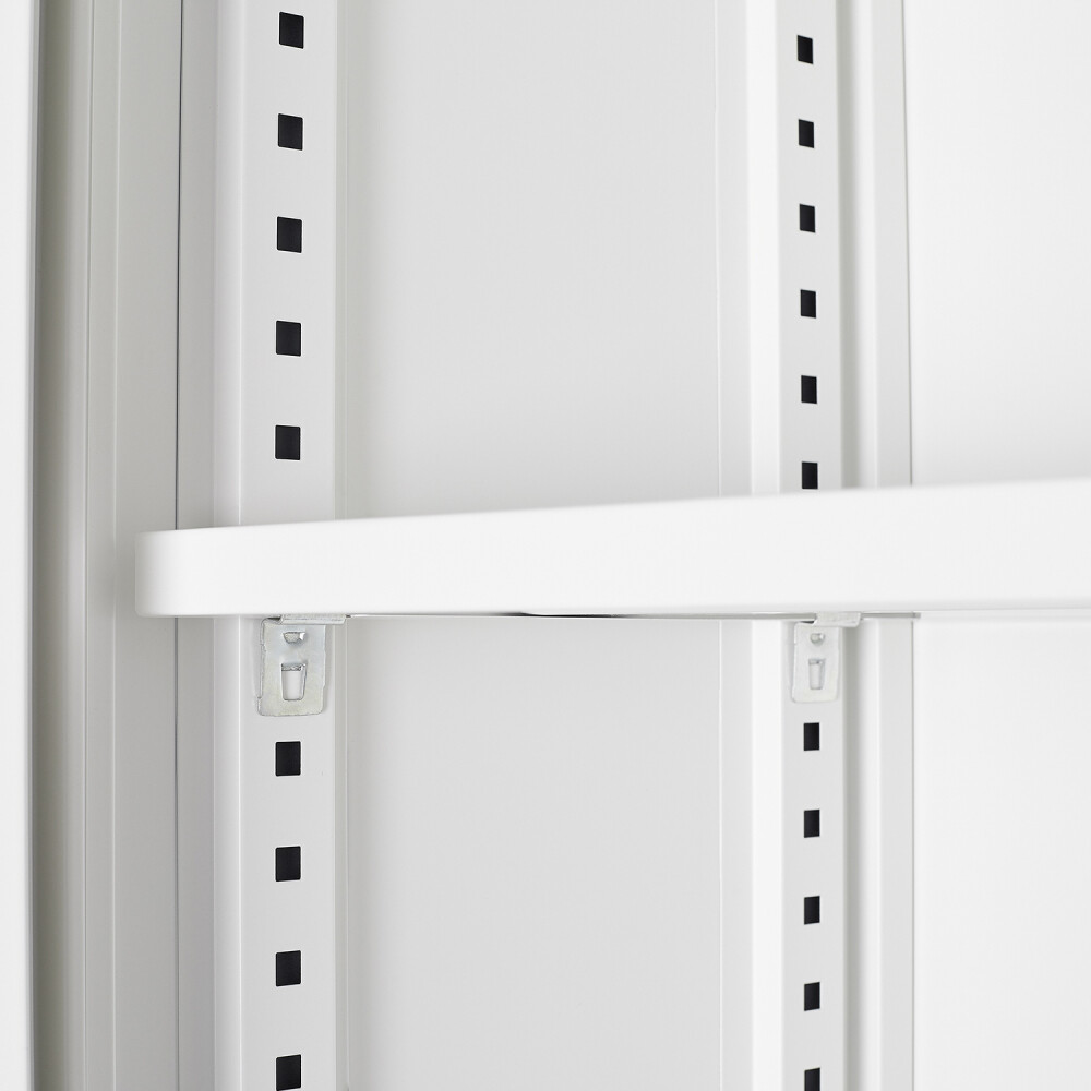 42" Adjustable Divider Folding Storage Cabinet Lockable, for Office Garage