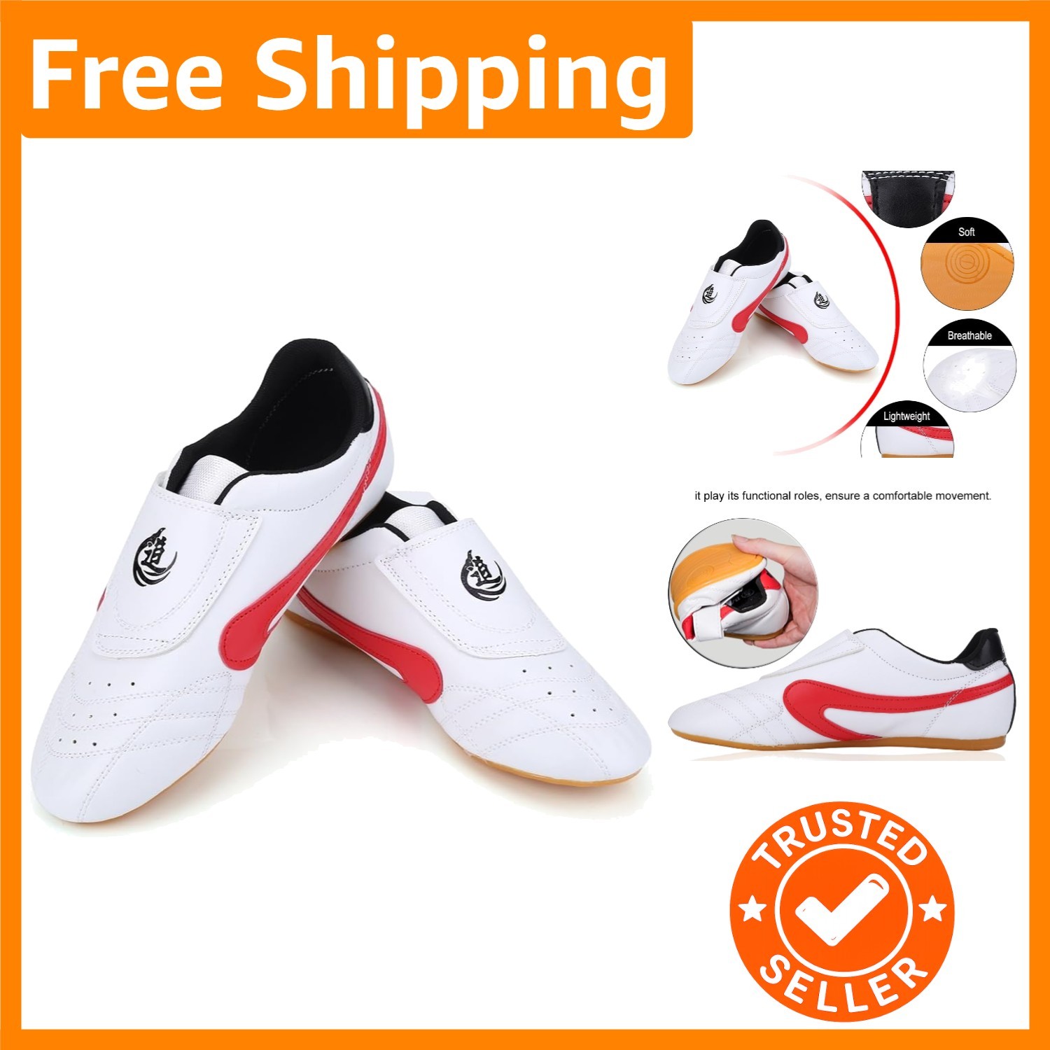 Elastic & Non-Slip Martial Arts Shoes - Perfect for Karate, Kung Fu & Daily Wear