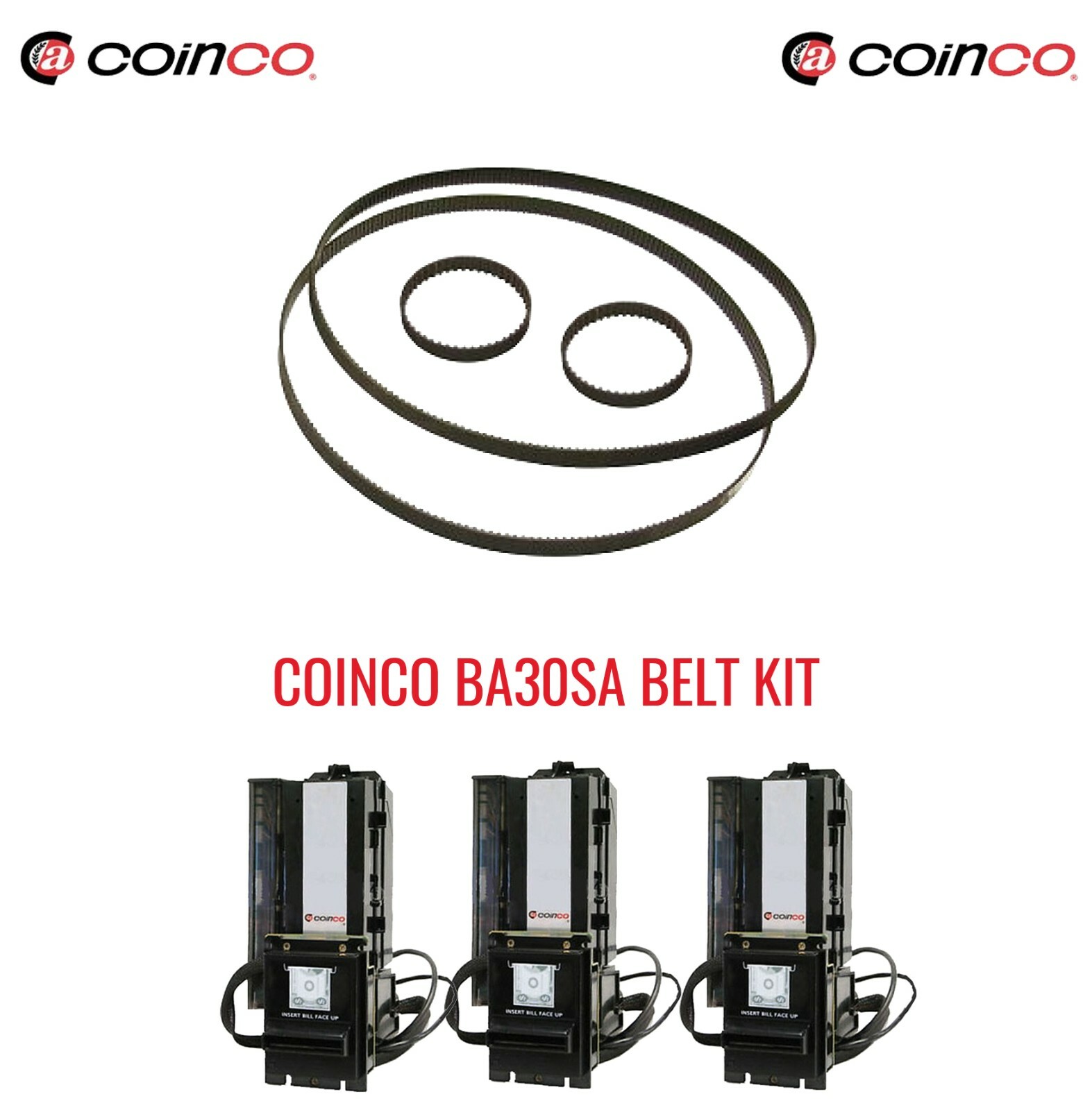 Coinco BA30SA Bill Validator/Bill Acceptor Belt Kit